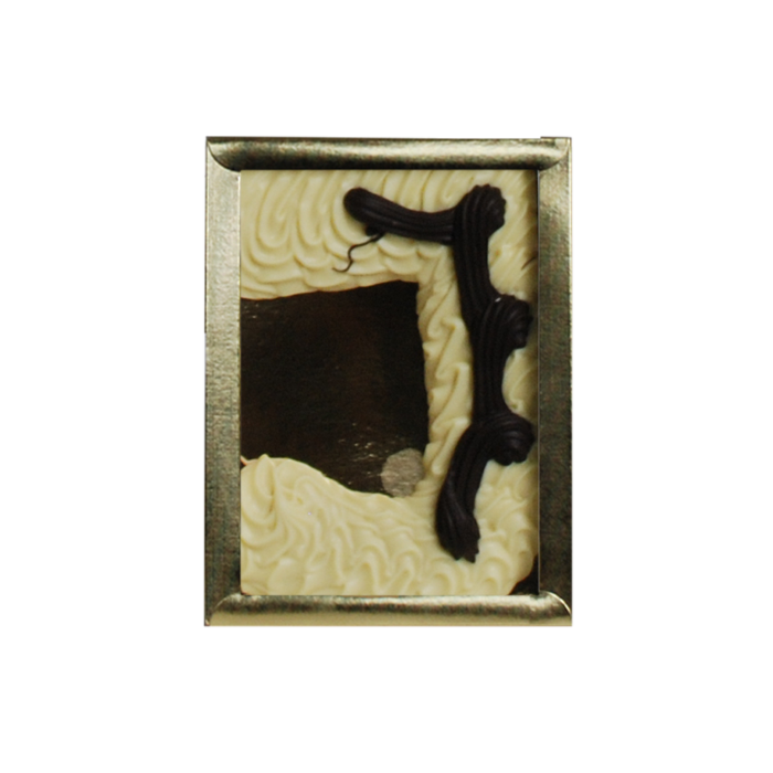 Kleine Ambachtelijke Chocoladeletter J Wit