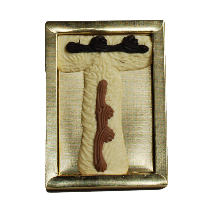Grote Ambachtelijke Chocoladeletter T Wit