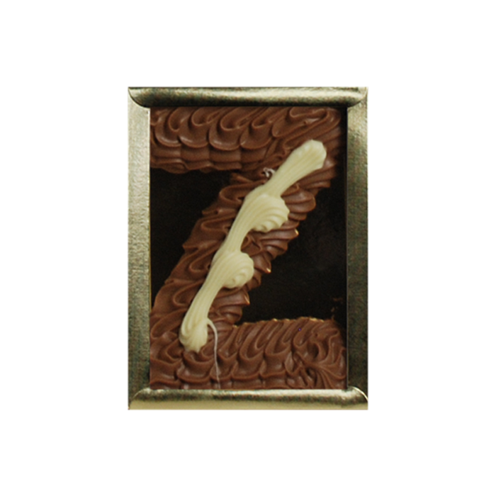Kleine Ambachtelijke chocoladeletter Z melk